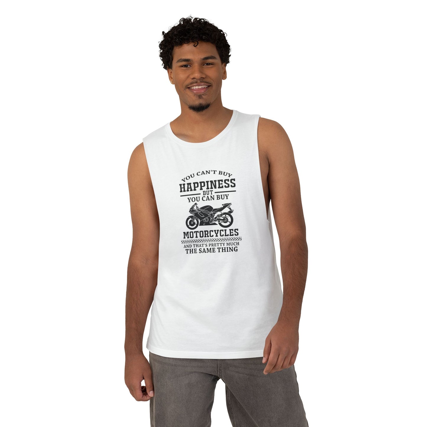 Motorcycle Happiness Tank Top, Motorcycle Lover Apparel