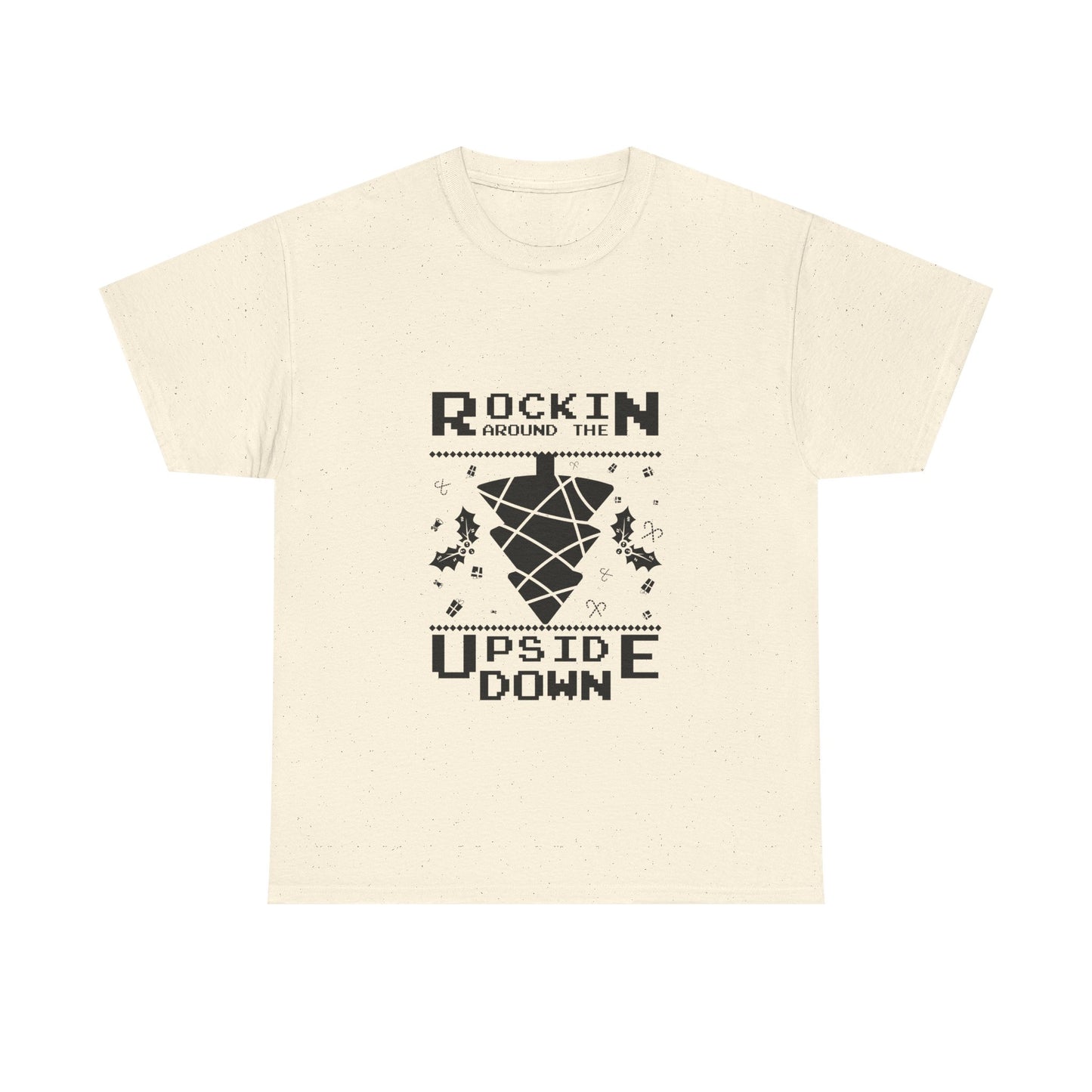 T-Shirt — "Rockin’ Around the Upside Down" Stranger Things Inspired Graphic Tee