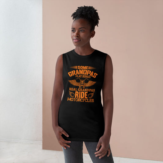 Unisex Motorcycle Grandpa Tank Top | Perfect Gift for Bikers