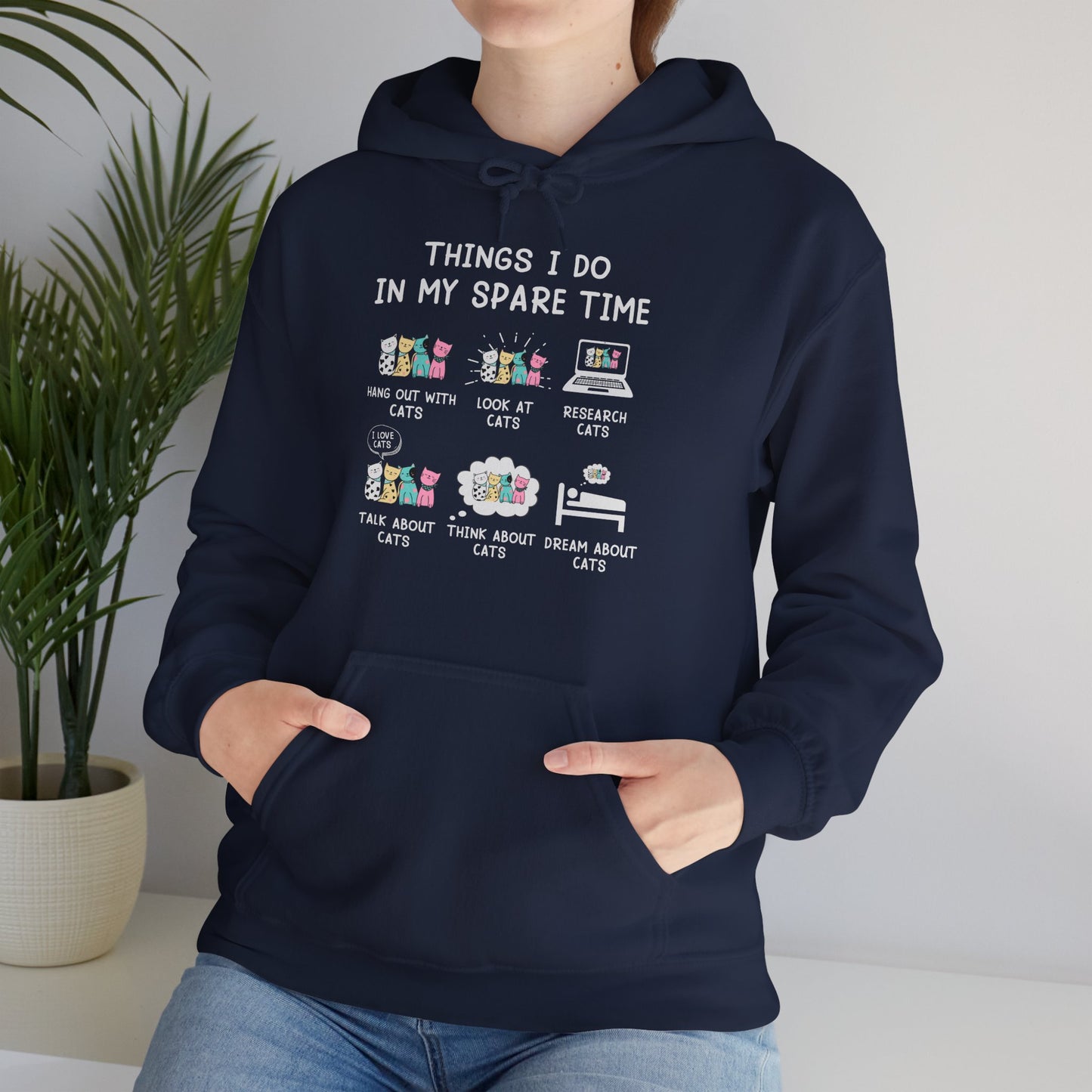 Kit-Tea Cat Hoodie — Cute Cat in Teacup Graphic Sweatshirt