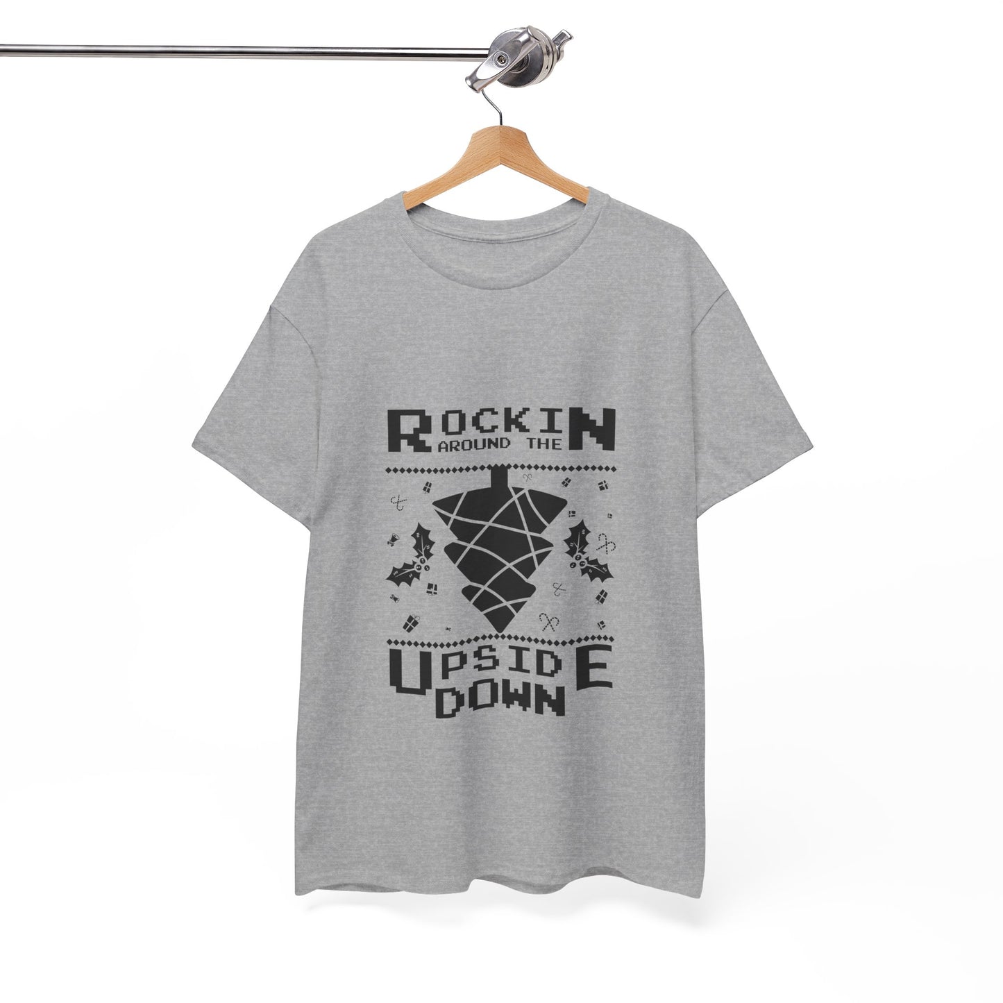 T-Shirt — "Rockin’ Around the Upside Down" Stranger Things Inspired Graphic Tee