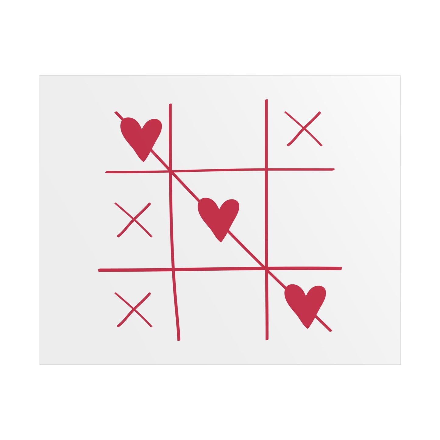 Love Tic-Tac-Toe Poster