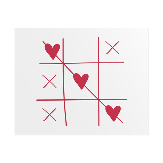 Love Tic-Tac-Toe Poster