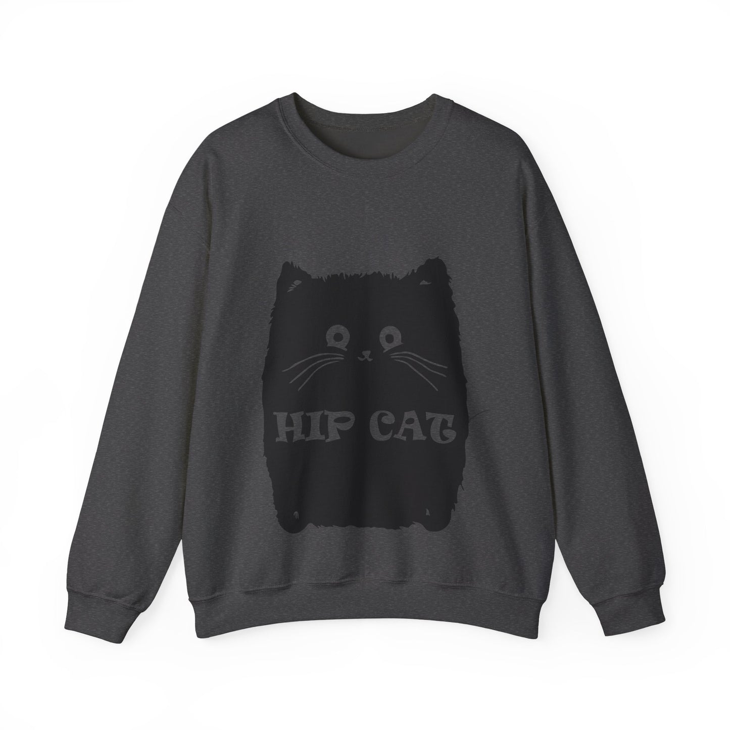 Hip Cat Unisex Sweatshirt - Cute Cat Lover Gift
