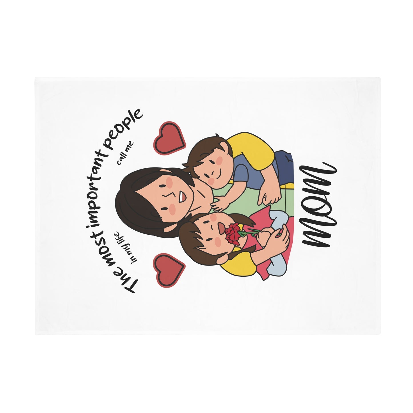 Family Fleece Throw - Heartwarming Blanket