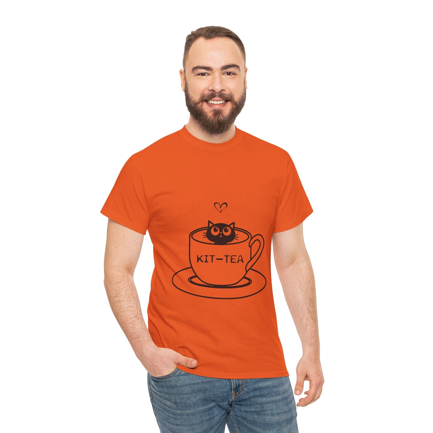 Kit-Tea Cat Tee — Cute Cat in a Teacup Graphic T-Shirt