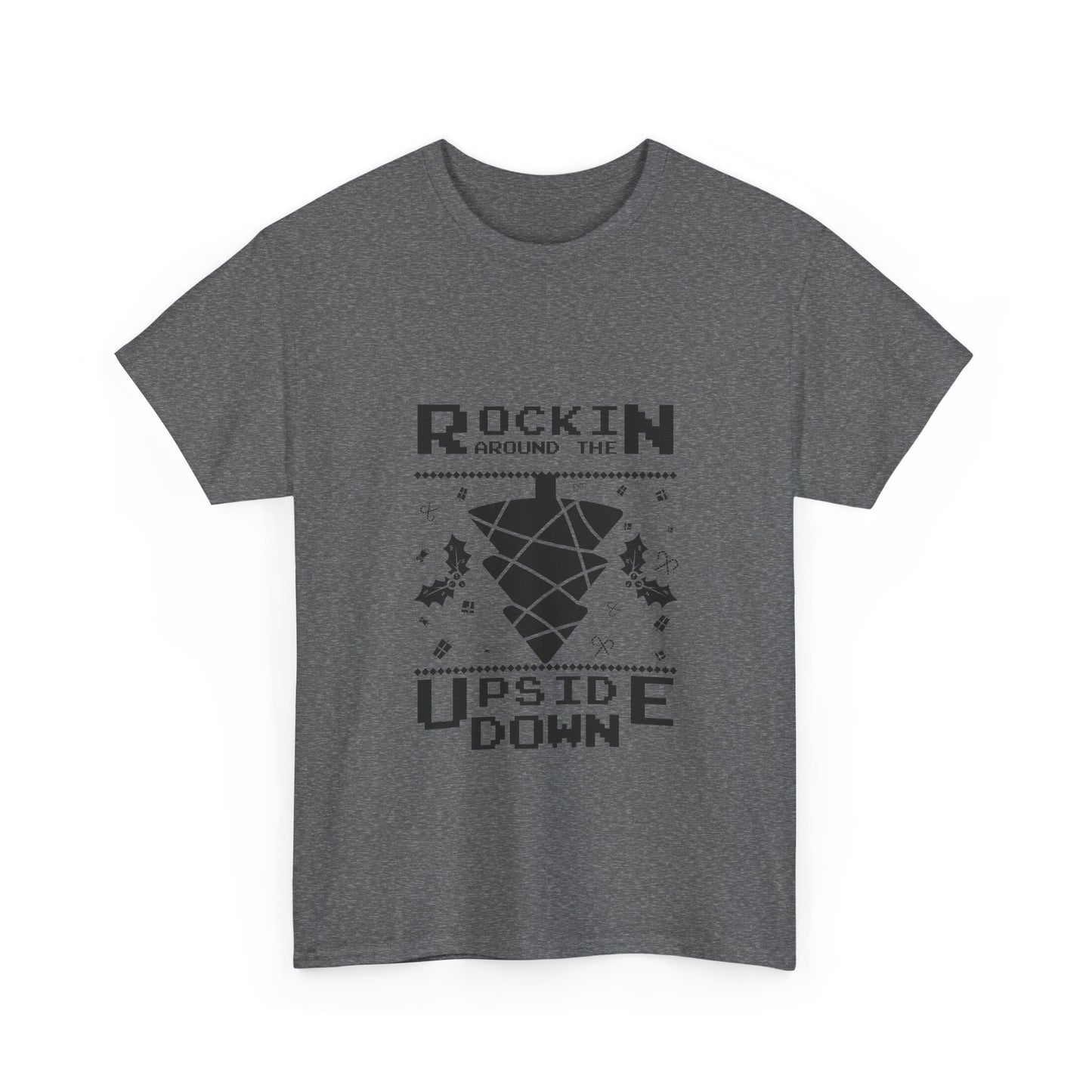 T-Shirt — "Rockin’ Around the Upside Down" Stranger Things Inspired Graphic Tee