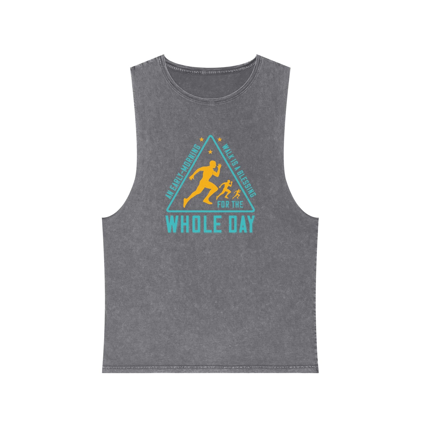 Unisex Stonewash Tank Top - Perfect for Active Days