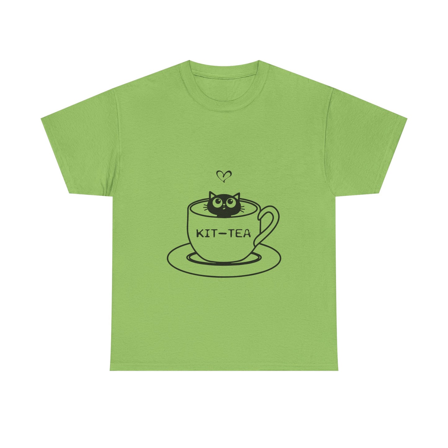 Kit-Tea Cat Tee — Cute Cat in a Teacup Graphic T-Shirt