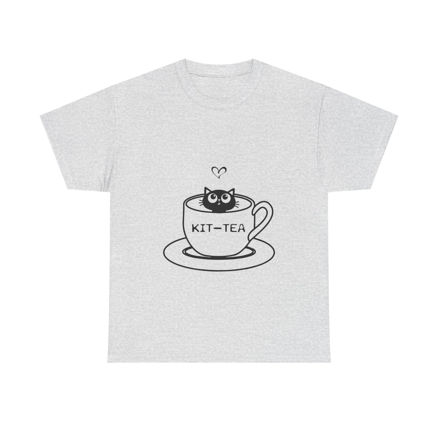 Kit-Tea Cat Tee — Cute Cat in a Teacup Graphic T-Shirt
