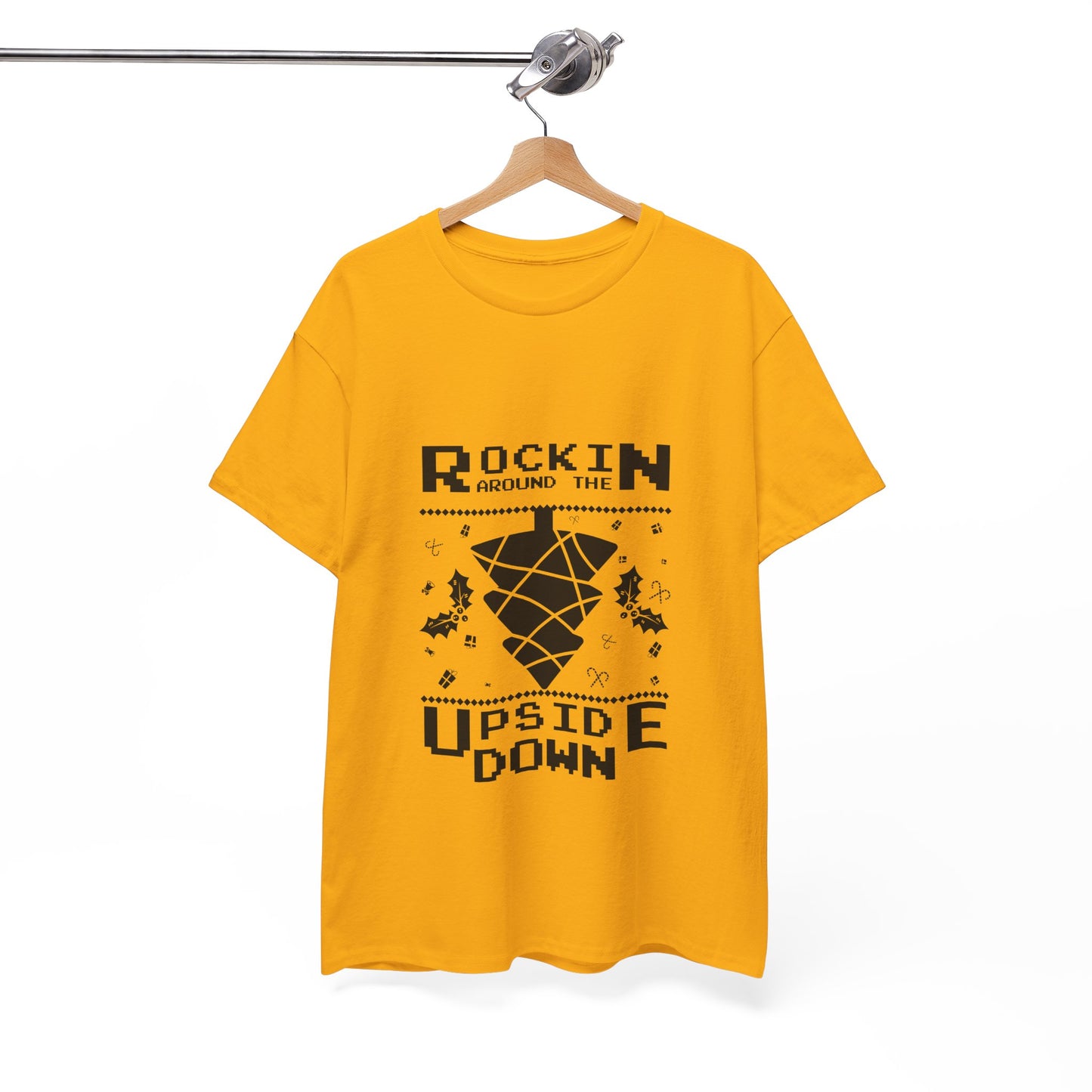 T-Shirt — "Rockin’ Around the Upside Down" Stranger Things Inspired Graphic Tee