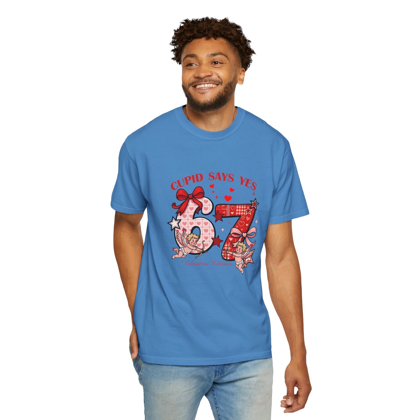 Valentine’s Cupid Says Yes 67 T-Shirt