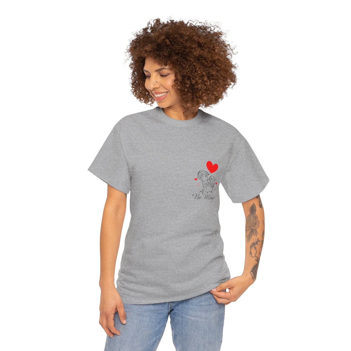Dog Mom Tee – Cute Puppy Heart Graphic T-Shirt