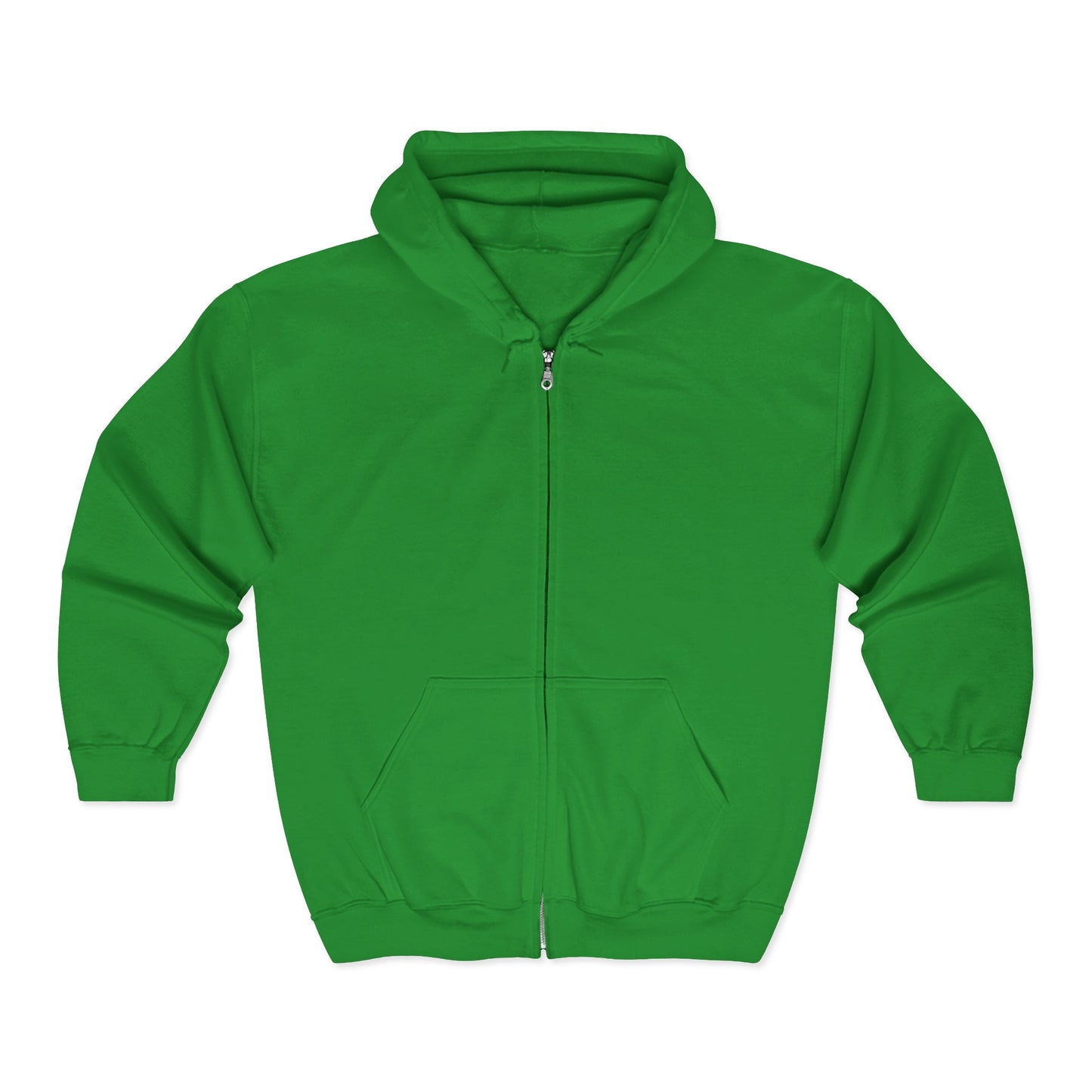 Zip Hoodie — Colorful Food Heart Graphic Full-Zip Hoodie