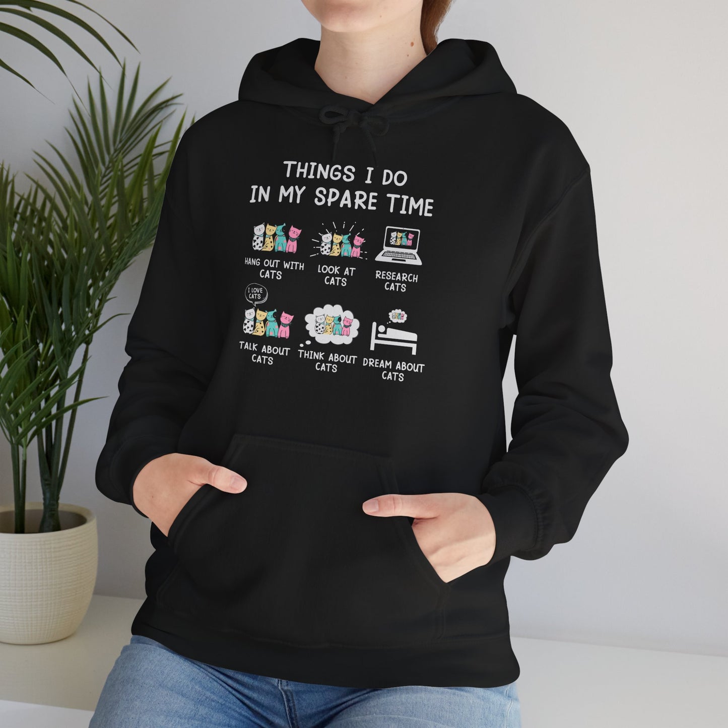 Kit-Tea Cat Hoodie — Cute Cat in Teacup Graphic Sweatshirt