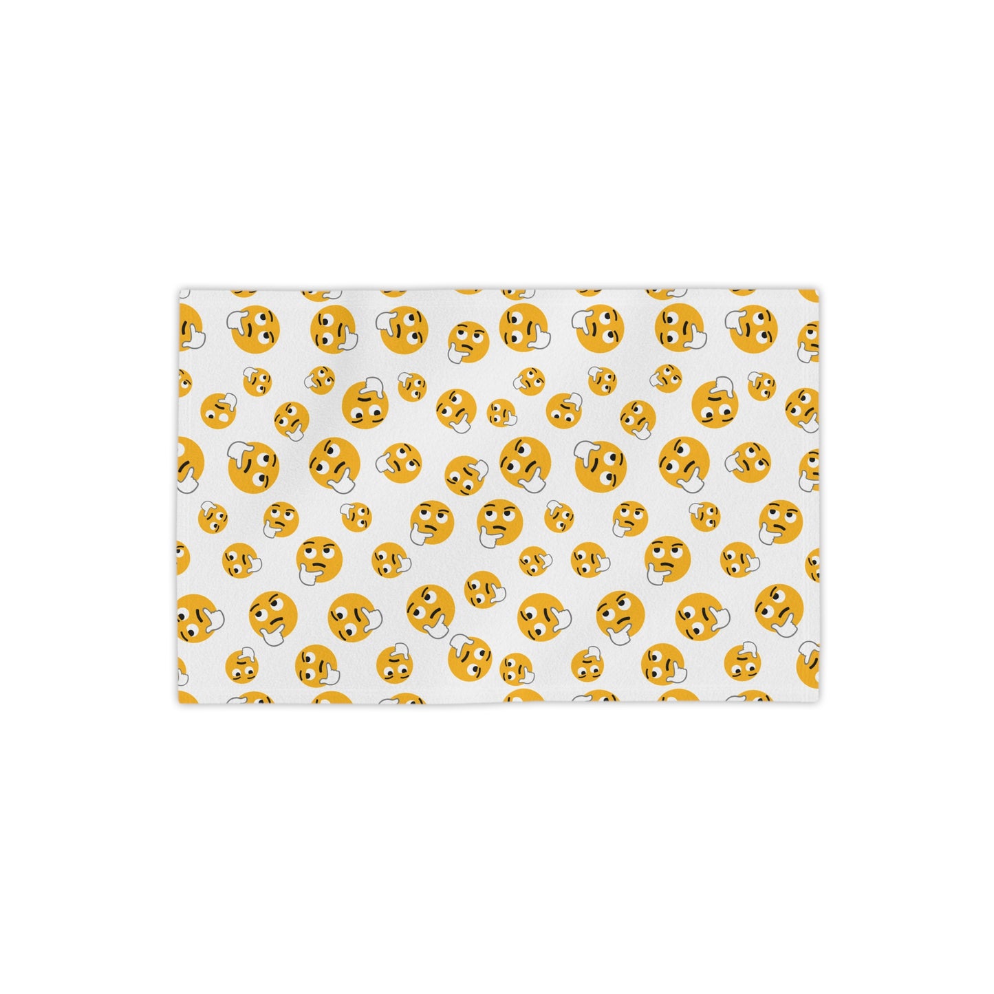 Emoji Face Beach Towel — Fun Smiley Pattern Summer Towel