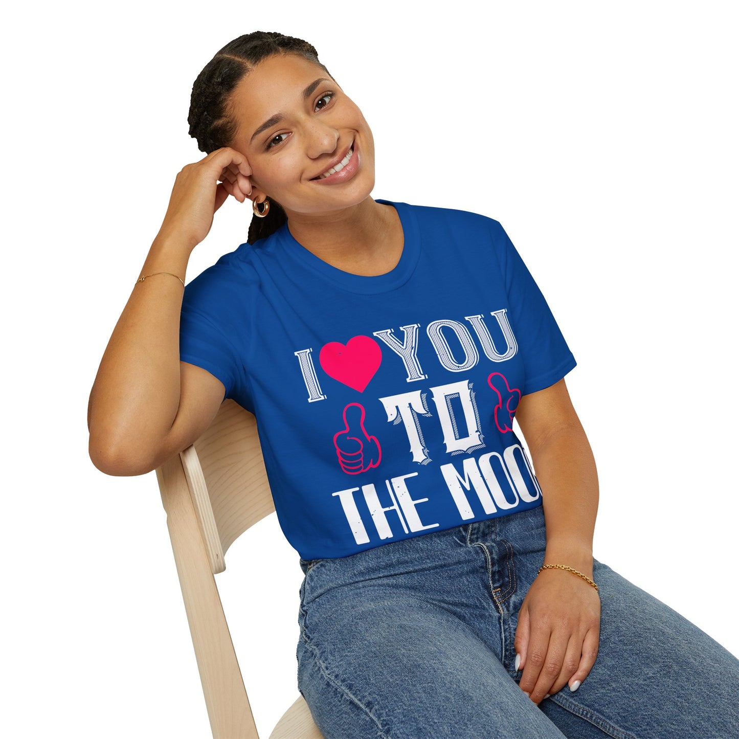 I  You To The Moon & Back T-Shirt — Romantic Couple Valentine Tee