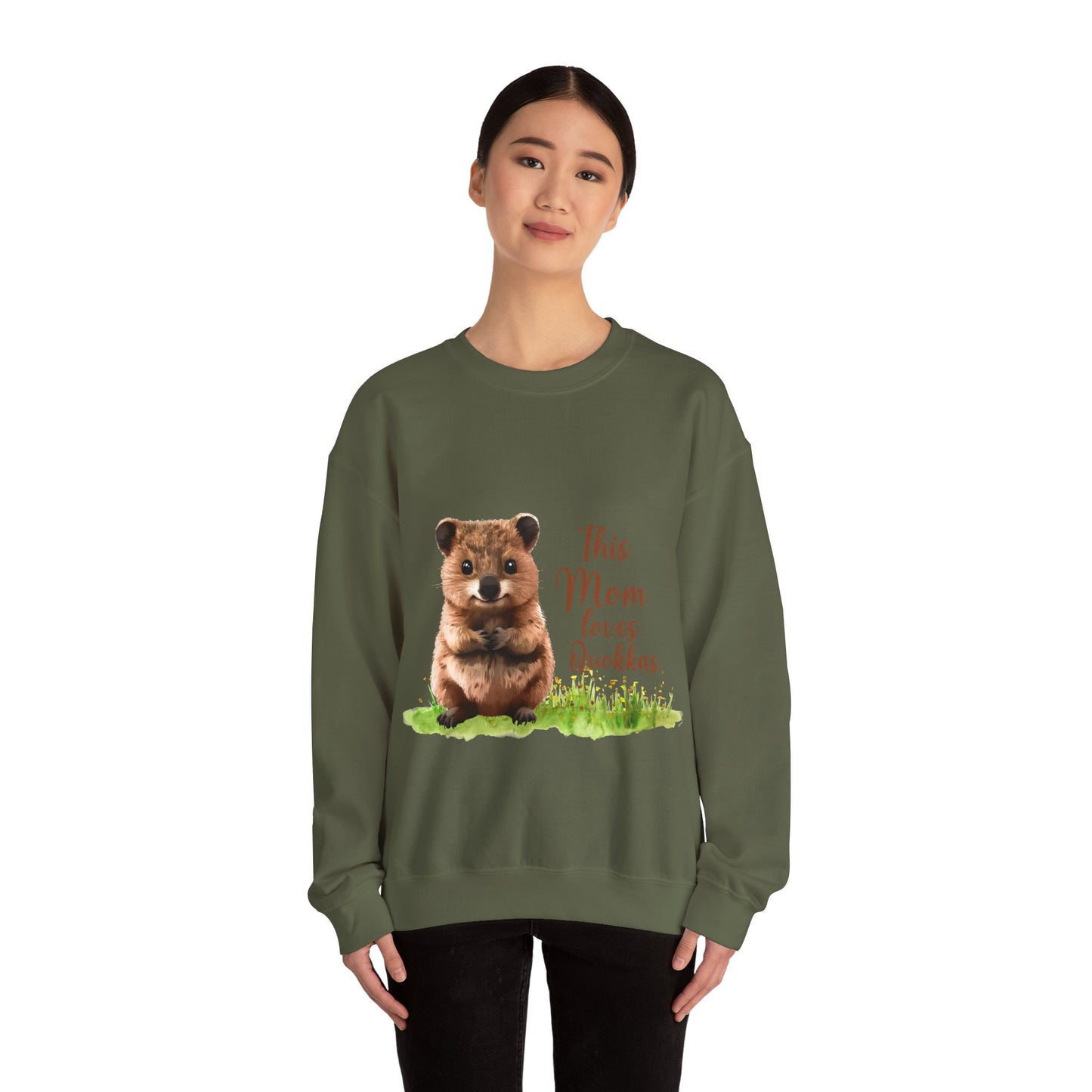Cute Quokka Unisex Crewneck Sweatshirt