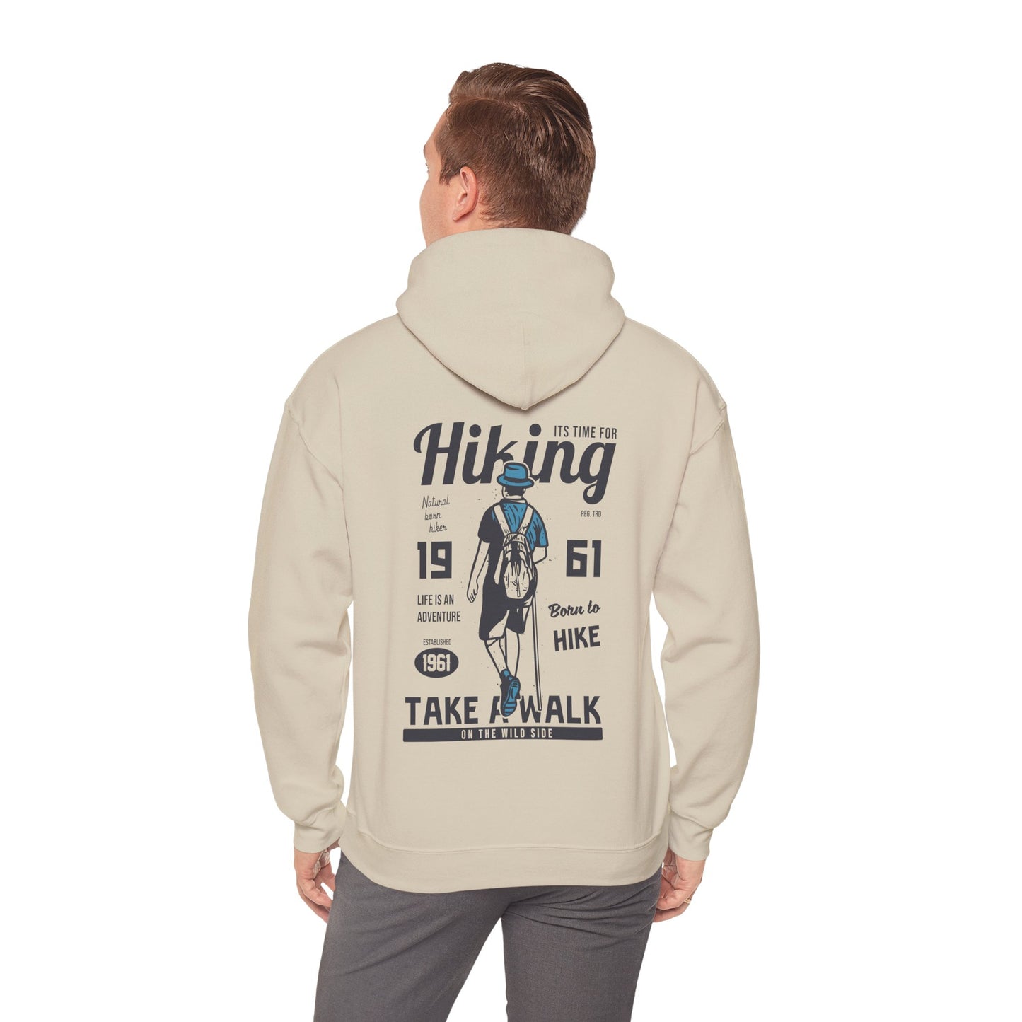 Vintage Hiking Sweatshirt | Unisex Heavy Blend Hoodie for Adventurers