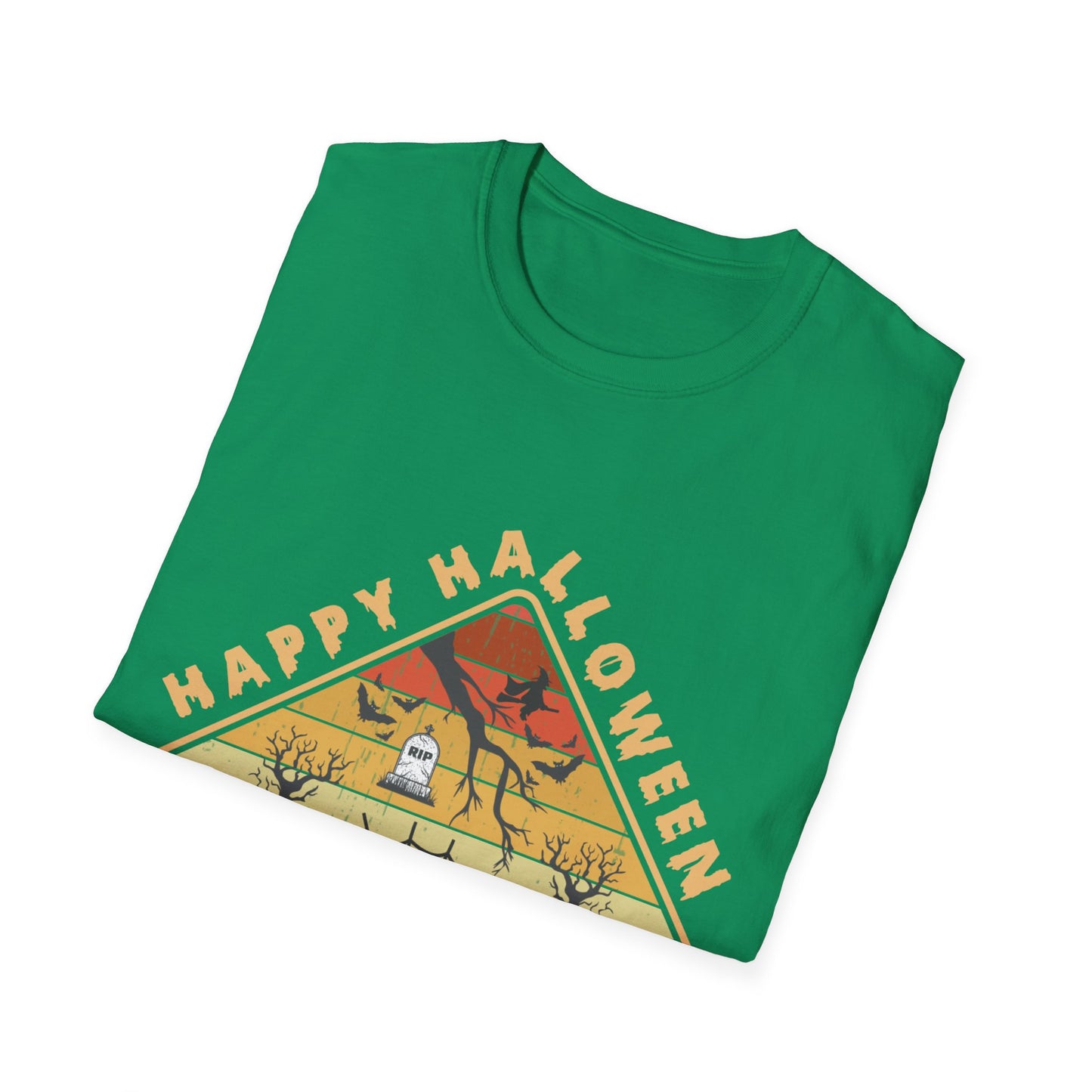 Unisex Halloween Tee - Happy Halloween Midnight Party T-Shirt